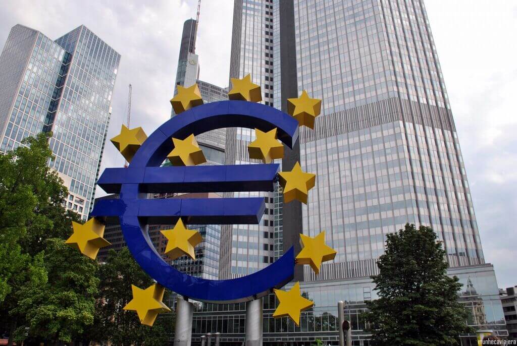 zona financiera de Frankfurt