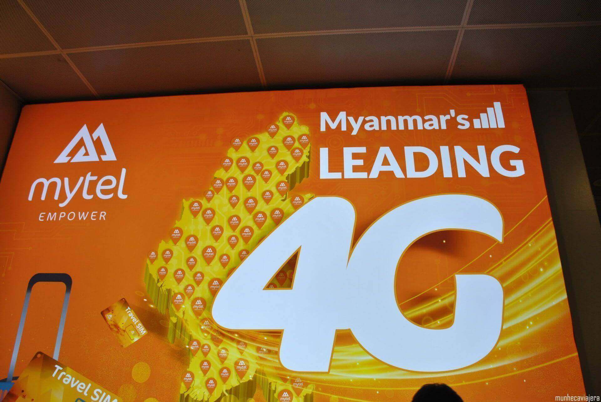 telefonía en Myanmar