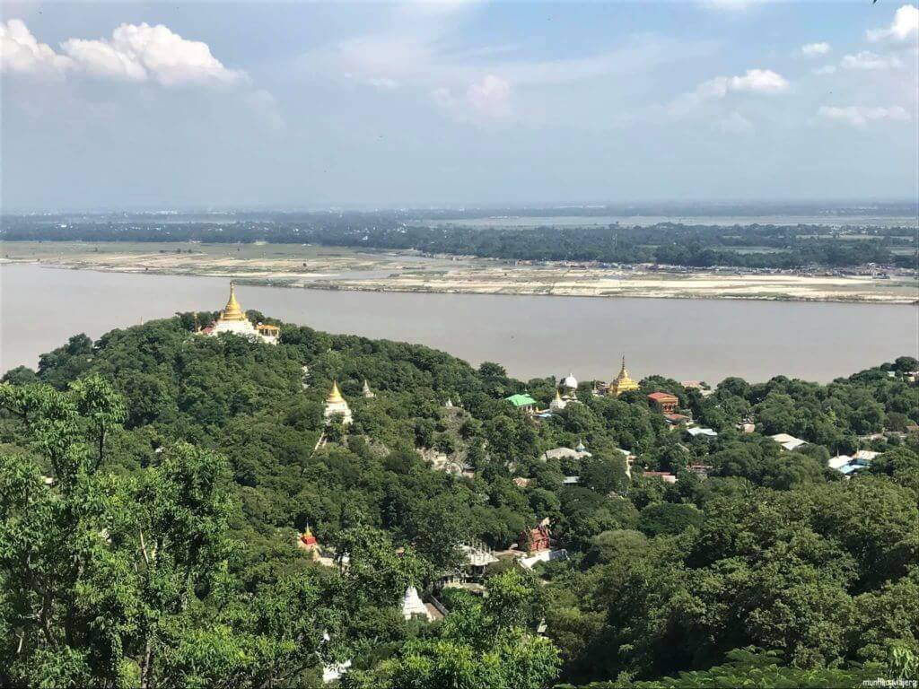 vistas de la colina de Sagaing